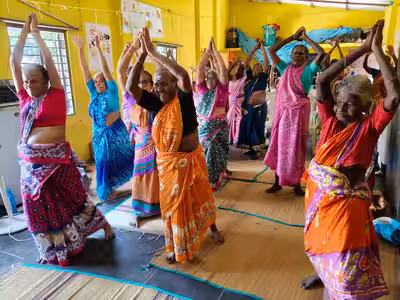Vasant Kunj Golden Age Circle - Senior Flexibility & Asana Drills